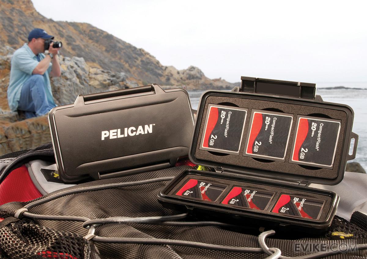 Pelican™ Memory Card Case (Model 0945 / Black), Tactical Gear/Apparel