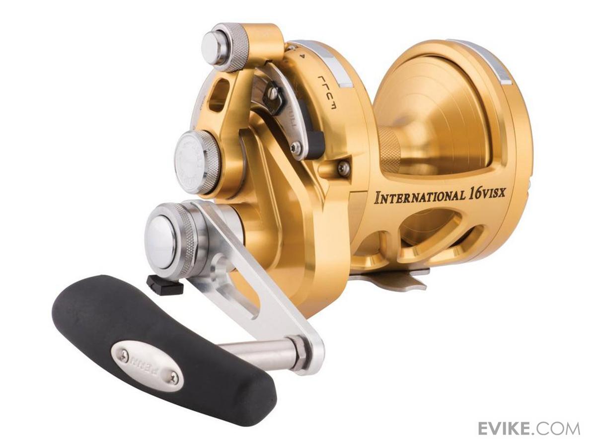 Penn International VISX 2-Speed Lever Drag Reel (Model: INT30VISX / Gold)