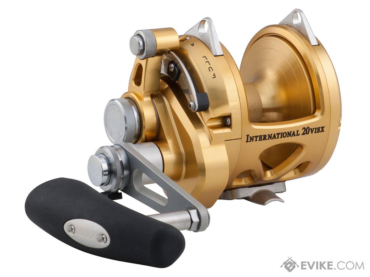 Penn International VISX 2-Speed Lever Drag Reel (Model: INT20VISX / Gold)