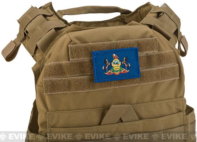 Evike.com Tactical Embroidered U.S. State Flag Patch (State: Pennsylvania