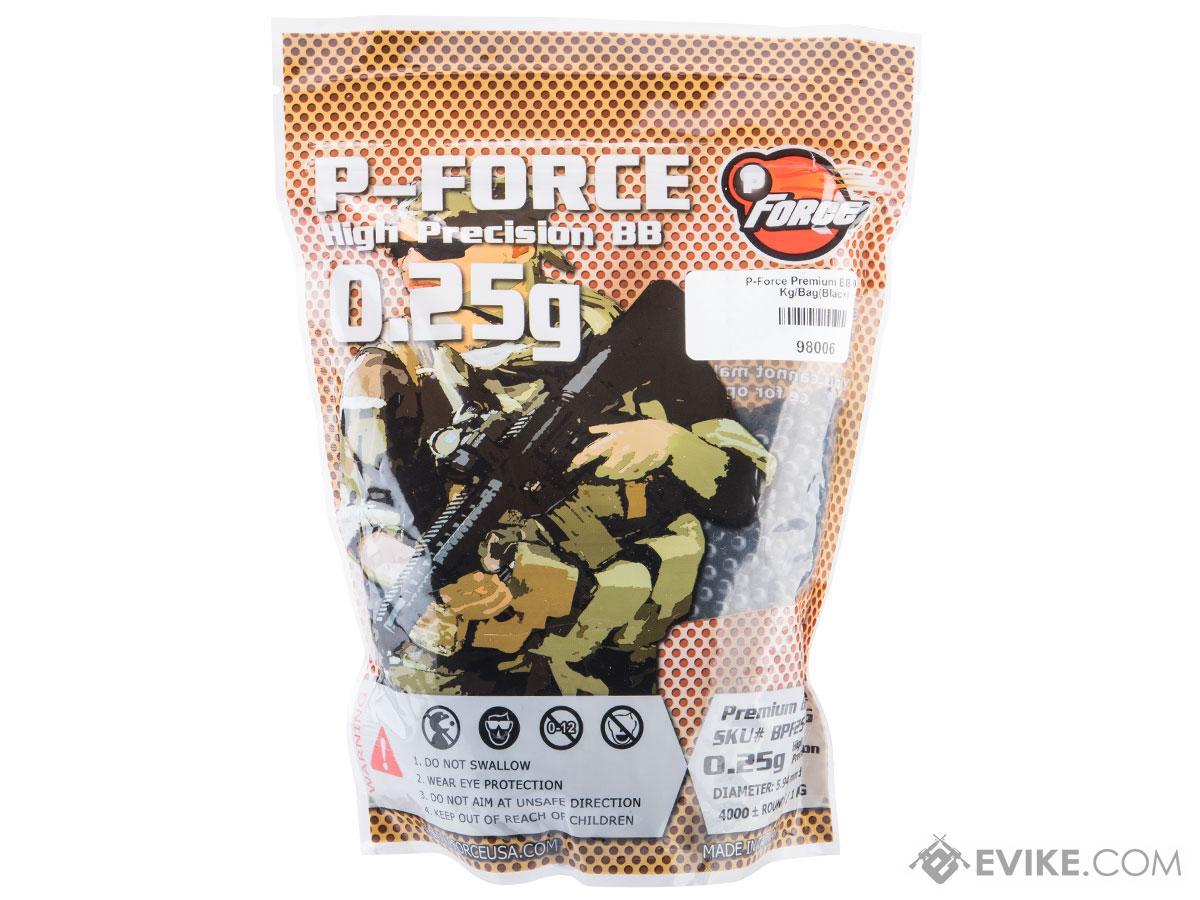 P-Force Premium 6mm Airsoft BB (Weight: 0.25g / 4000 Rounds)