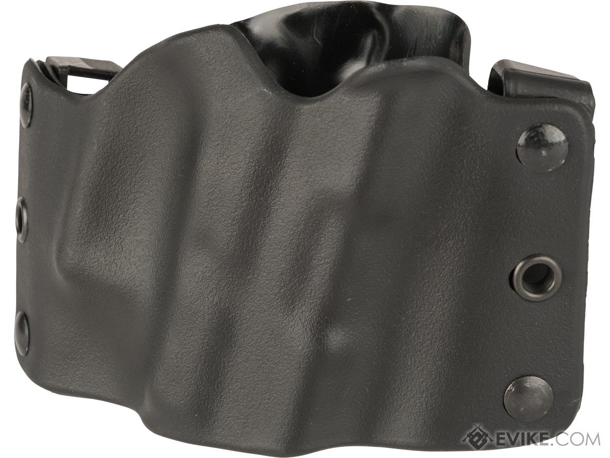 Stealth Operator Universal Multi-Fit Pistol Holster (Color: Black / Compact / Right Hand / OWB)