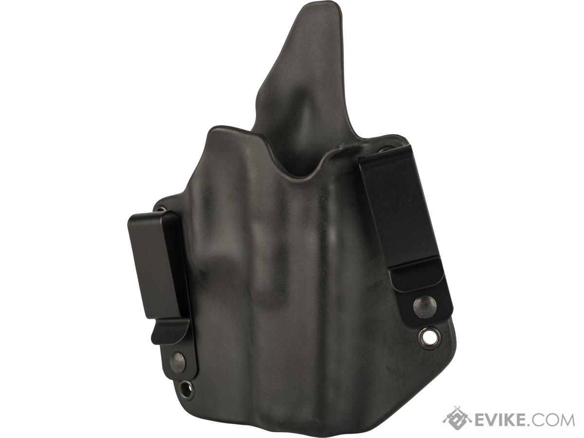 Stealth Operator Universal Multi-Fit Pistol Holster (Color: Black / Full Size / Right Hand / OWB)