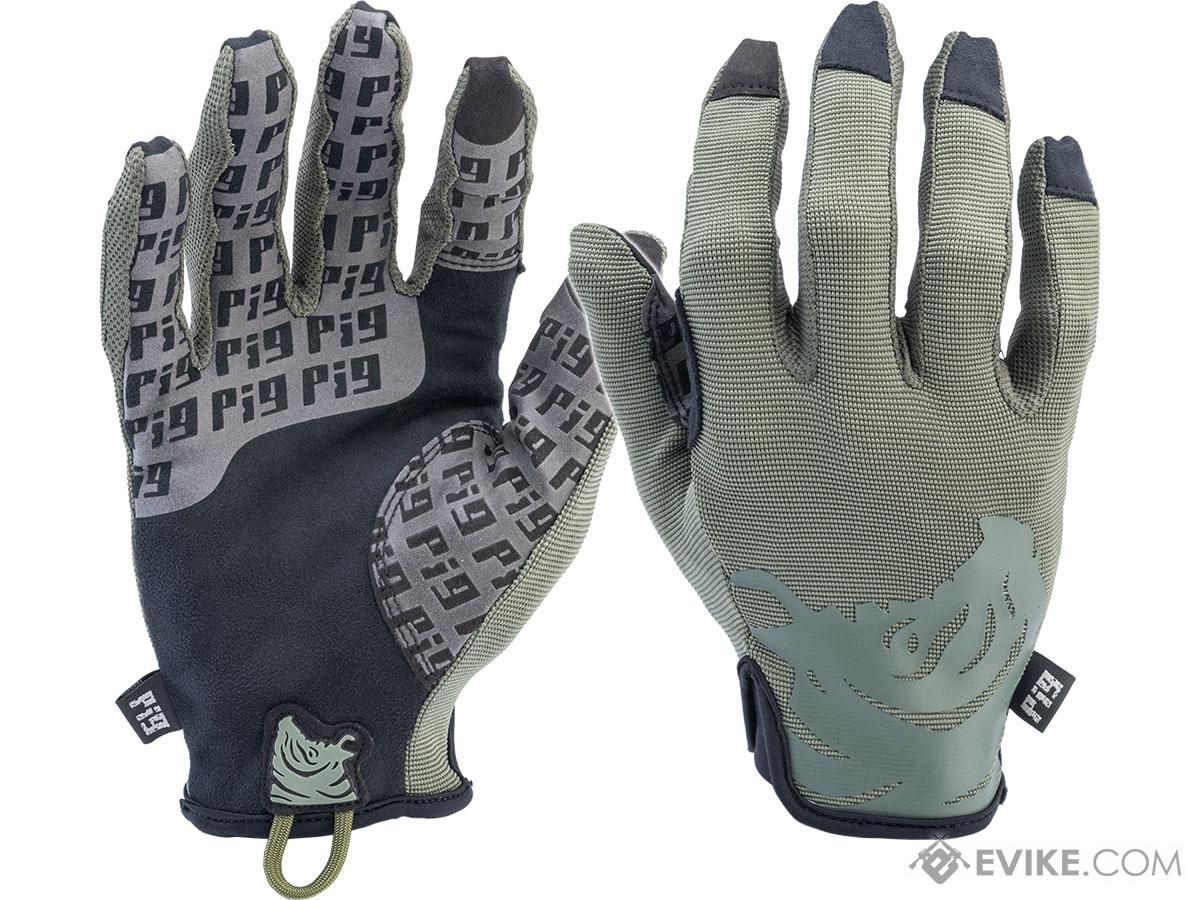 PIG FDT Delta Utility Gloves (Color: Ranger Green / Small)