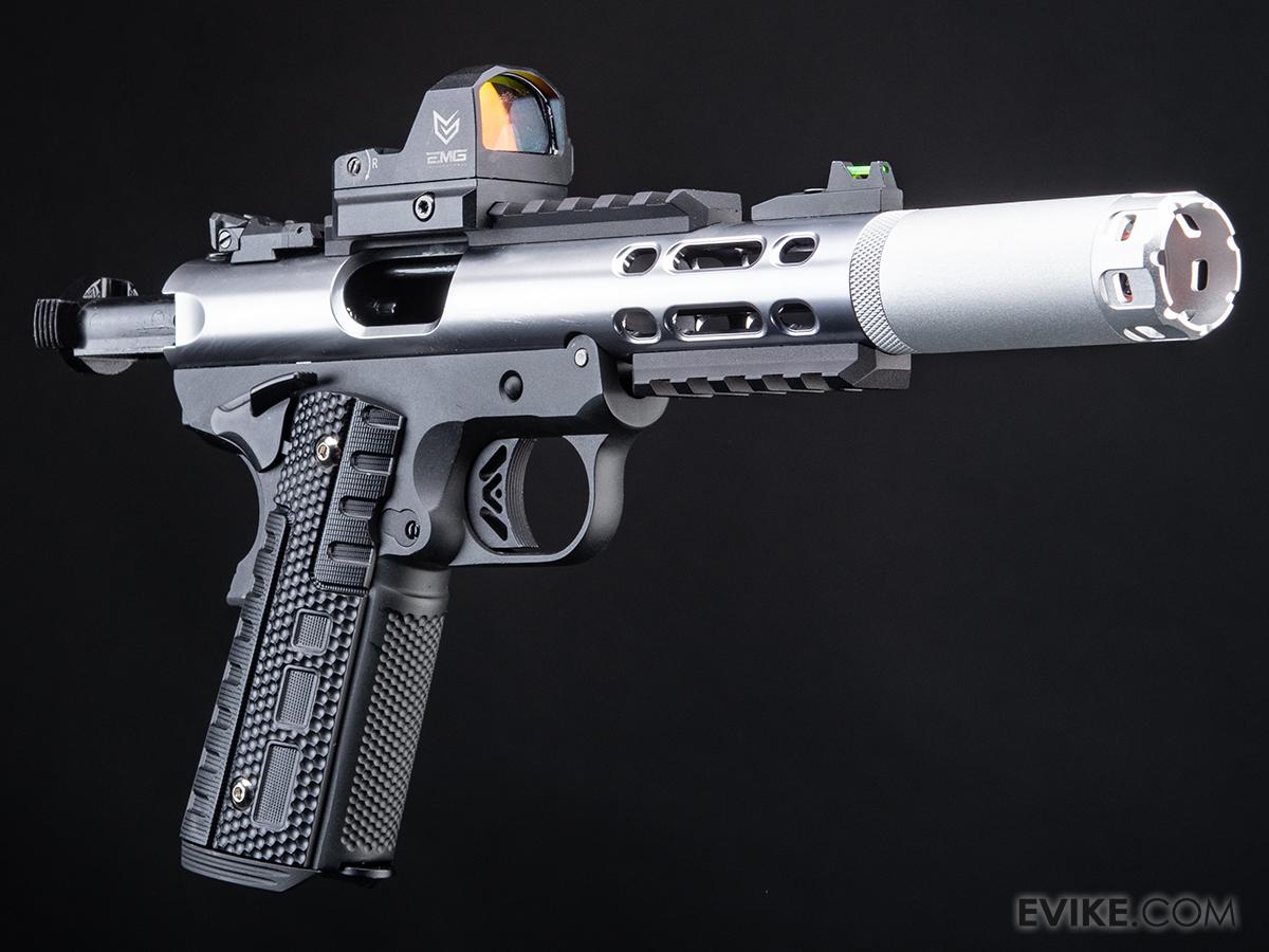 WETech Galaxy 1911 Gas Blowback Airsoft Pistol (Color Silver Slide