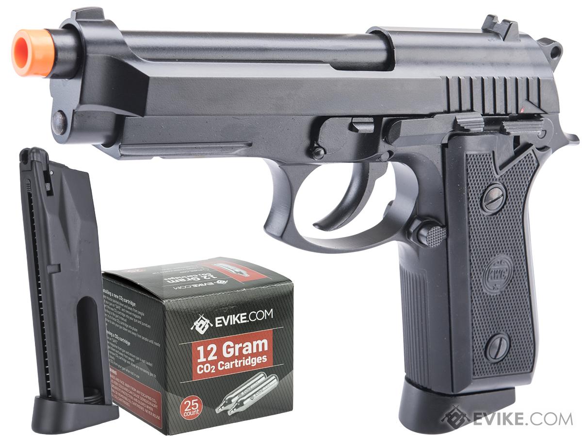 Swiss Arms PT92 M9 Airsoft Full Size Pistol (Model: Metal Slide / Black),  Airsoft Guns, Air Spring Pistols -  Airsoft Superstore