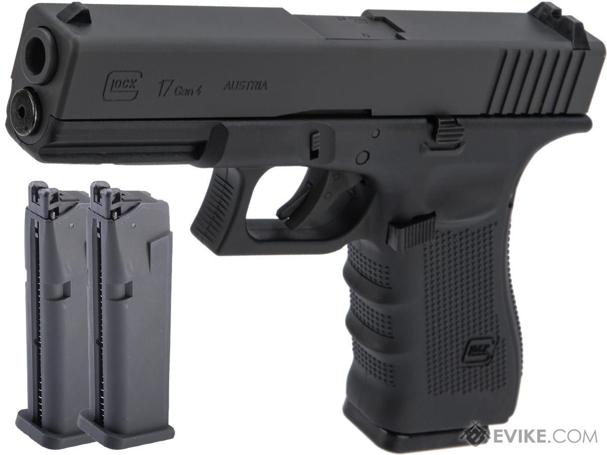 Umarex GLOCK 17 Gen 4 Full Size Blowback CO2 Powered Airgun by KWC (Package: 2 Mag Bundle)