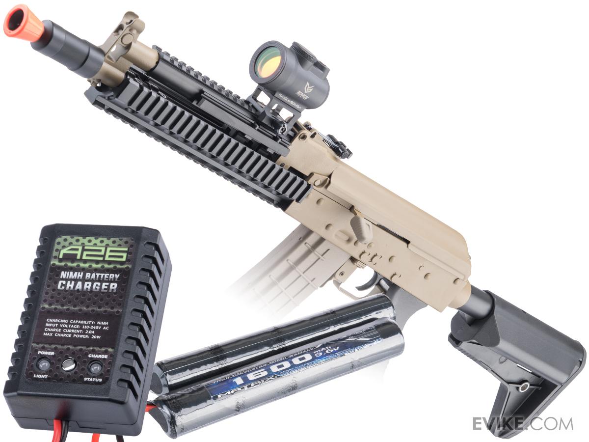 CYMA Full Metal AK74 Tactical Airsoft AEG Rifle w/ Reinforced Gearbox