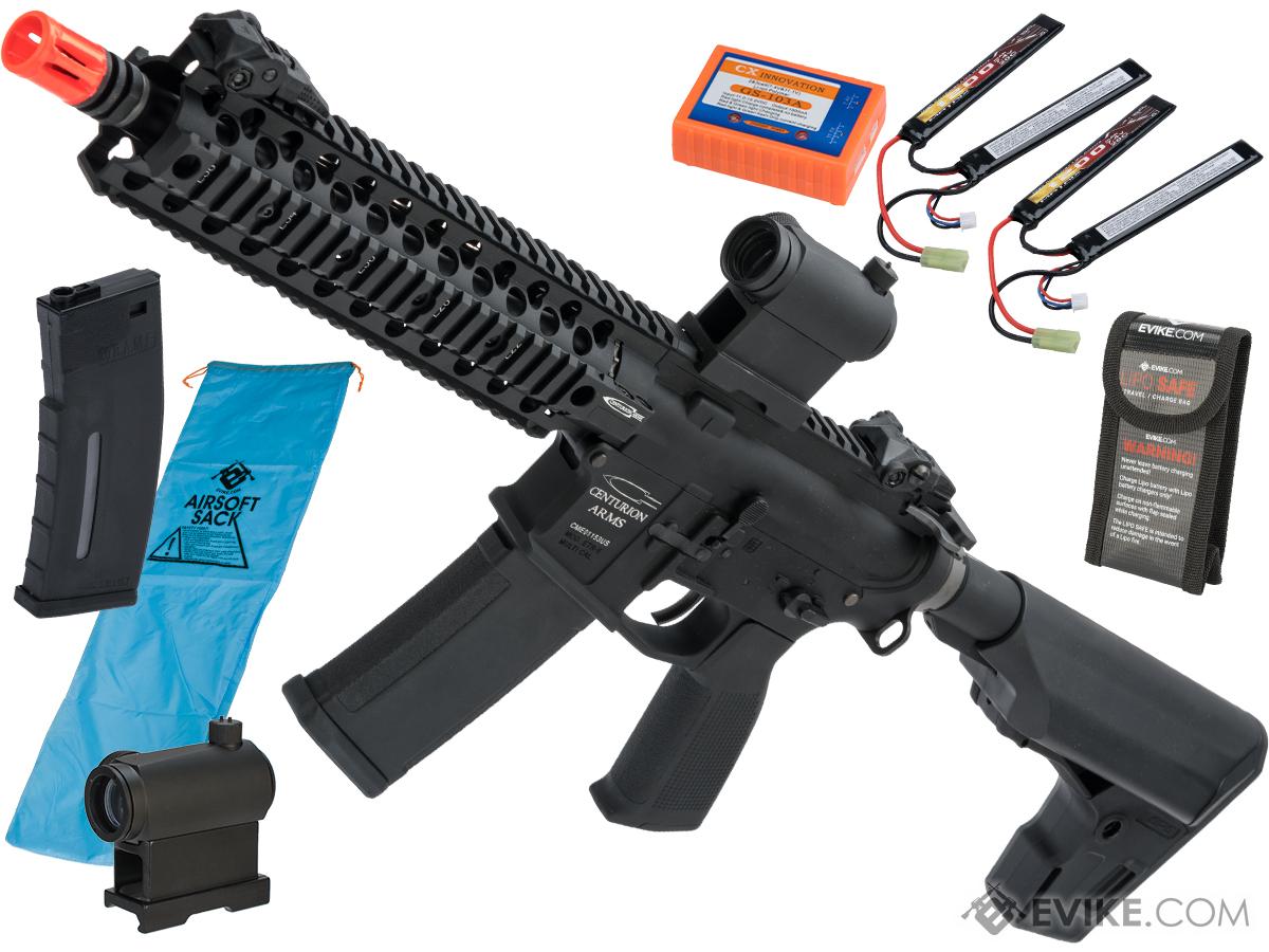 PTS Centurion Arms CM4 with KWA AEG3 System Airsoft AEG Rifle (Model: Go Airsoft Package)