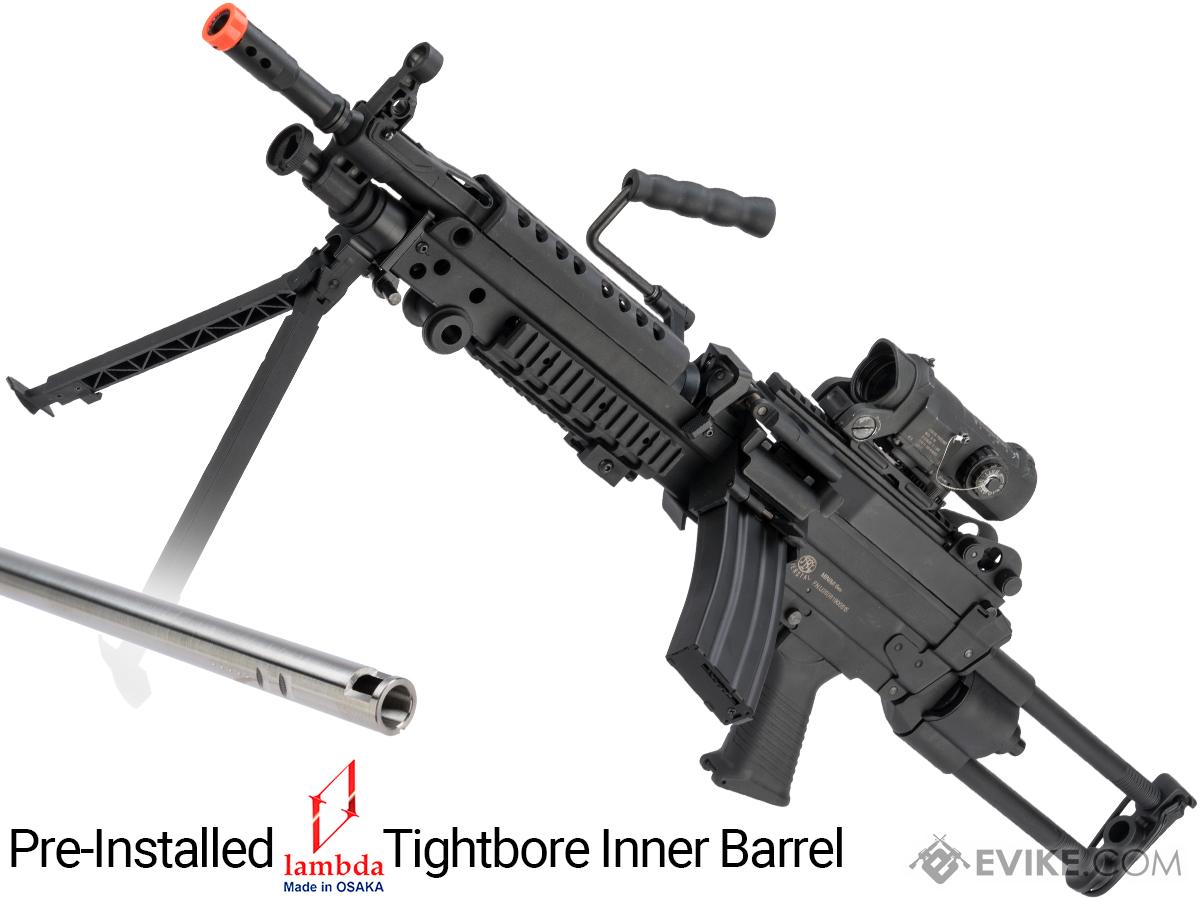 Cybergun FN Licensed M249 MINIMI Featherweight Airsoft Machine Gun (Model: Para / 400 FPS / Performance Package)