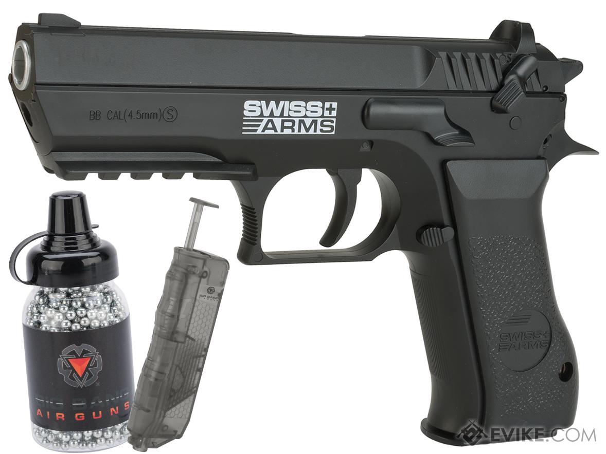 Swiss Arms 941 Jericho CO2 Powered .177 Airgun Pistol (Color