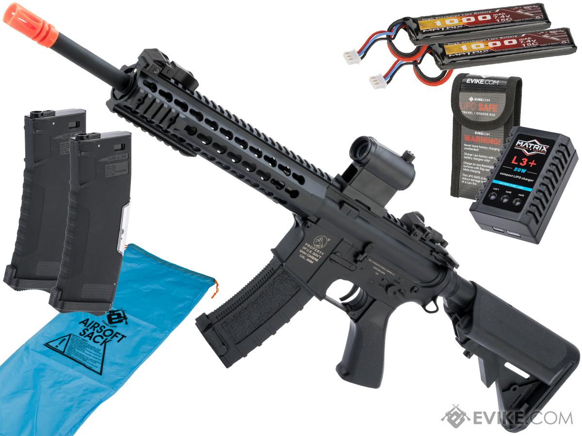 Cybergun COLT Licensed M4A1 Sportsline Carbine w/ Keymod Handguard (Model: 400 FPS / Go Airsoft Package)