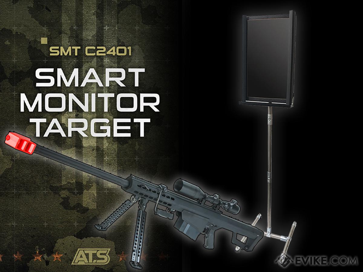 GUNPOWER Advanced SMT Digital Target Display and Stand Unit (Size: 24 inch / Vertical / Barrett M82A1 Package)