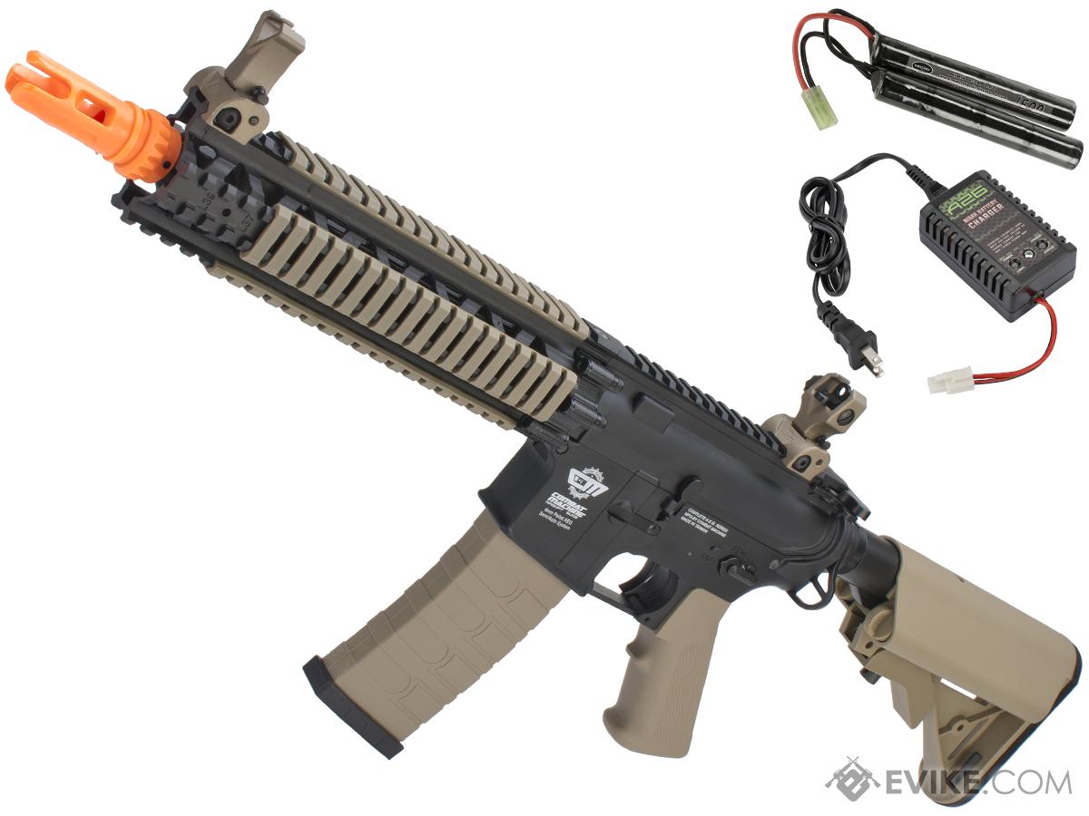 G&G CM18 MOD-1 Airsoft AEG Rifle (Package: Black / Add 9.6 Butterfly Battery + Smart Charger)