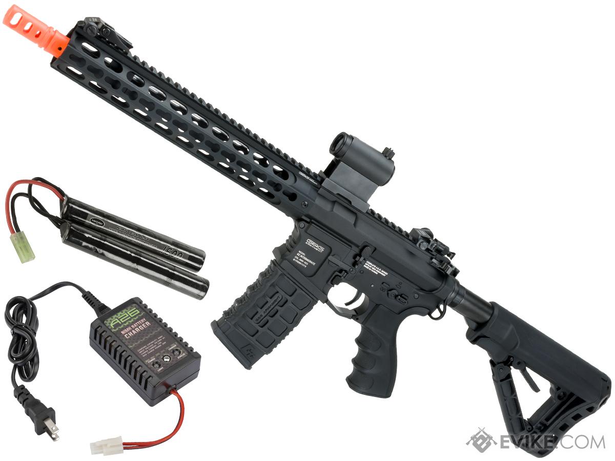 G&G GC16 Warthog Full Metal Airsoft AEG Rifle (Model: 12 Keymod / 9.6 Butterfly Battery + Smart Charger)
