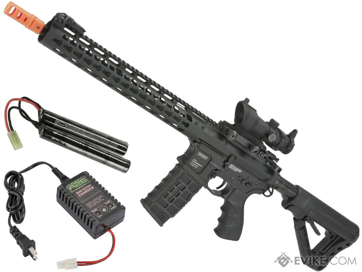 G&G GC16 Wild Hog Full Metal Airsoft AEG Rifle (Model: 13.5 Keymod / 9.6 Butterfly Battery + Smart Charger)