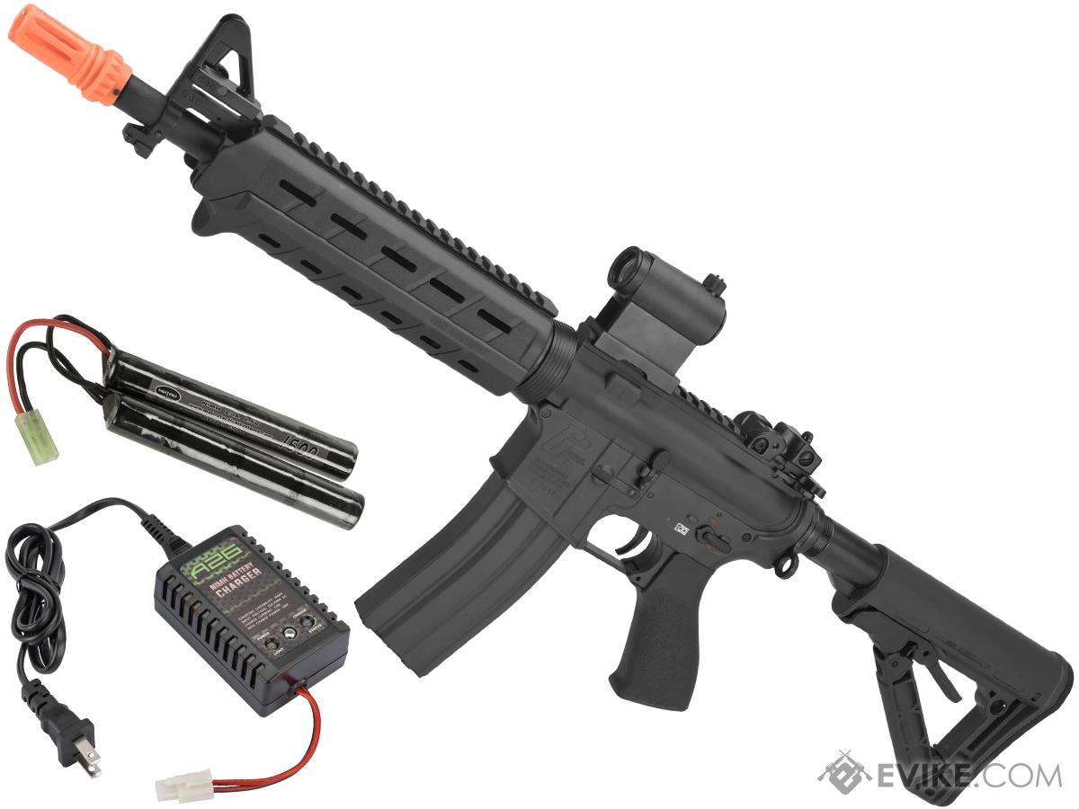 G&G GC16 Mod-0 Full Metal Airsoft AEG Rifle (Package: Black / Add 9.6 Butterfly Battery + Smart Charger)