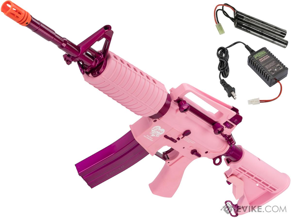 G&G Blowback Femme Fatale FF16 Airsoft AEG Rifle (Package: Add 9.6 Butterfly Battery + Smart Charger)