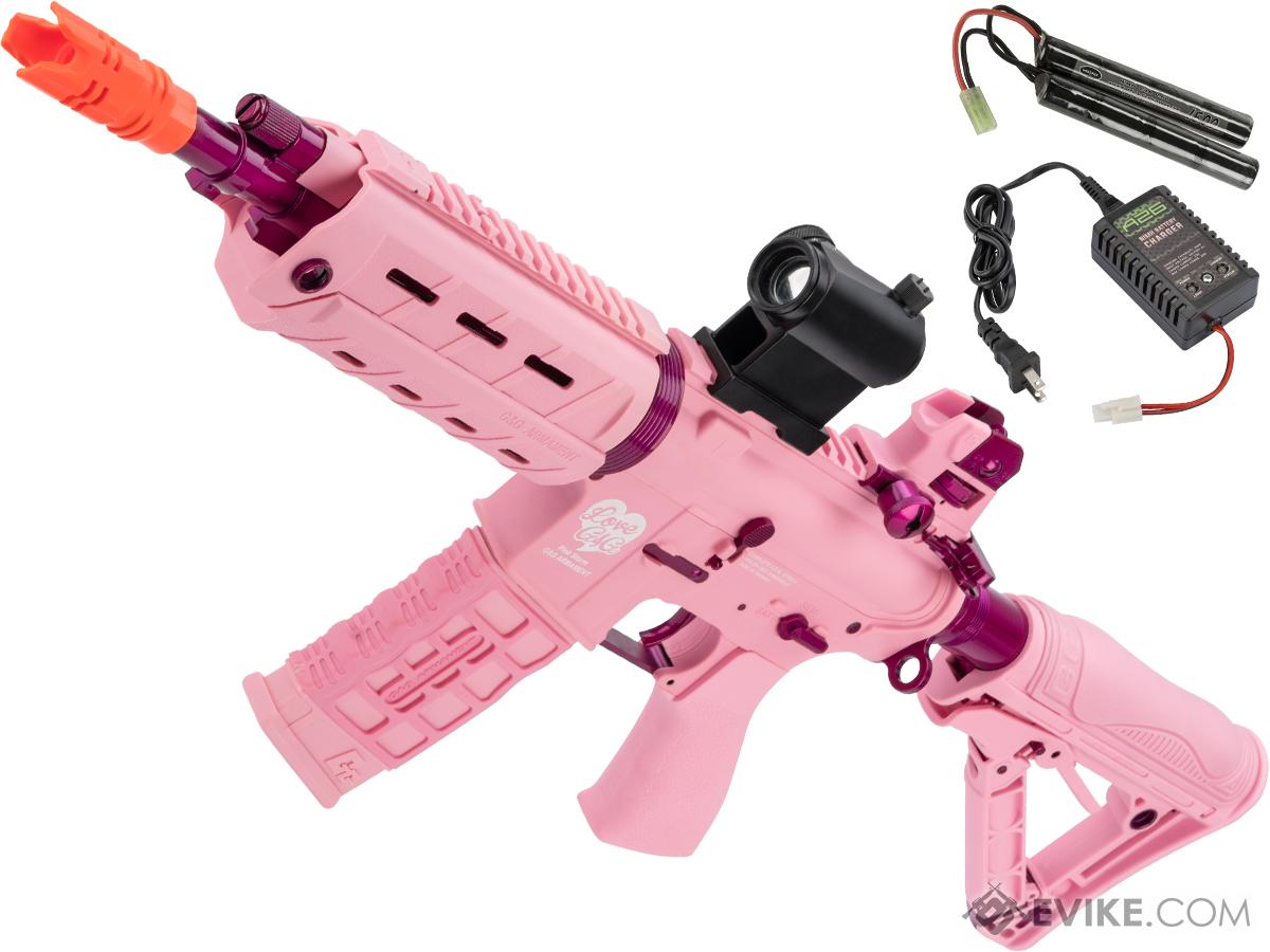 G&G Blowback Femme Fatale FF26 Airsoft AEG Rifle - (Package: Add 9.6 Butterfly Battery + Smart Charger)