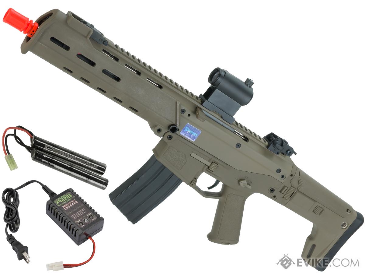 G&P Custom PTS Licensed Masada Airsoft AEG Rifle - Dark Earth (Package: Add Battery + Charger)