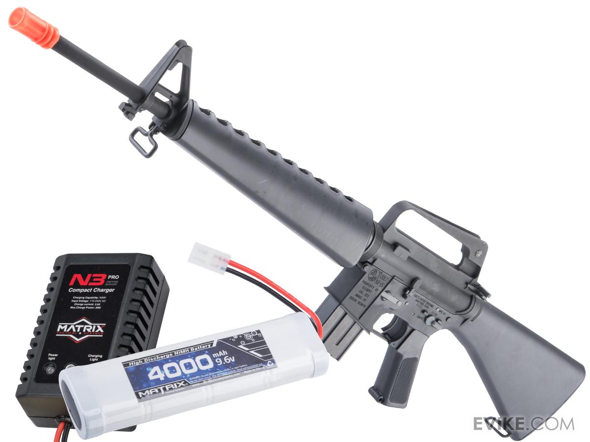 G&P Colt Licensed M16A1 Vietnam Airsoft AEG Rifle (Package: Add Battery + Charger)