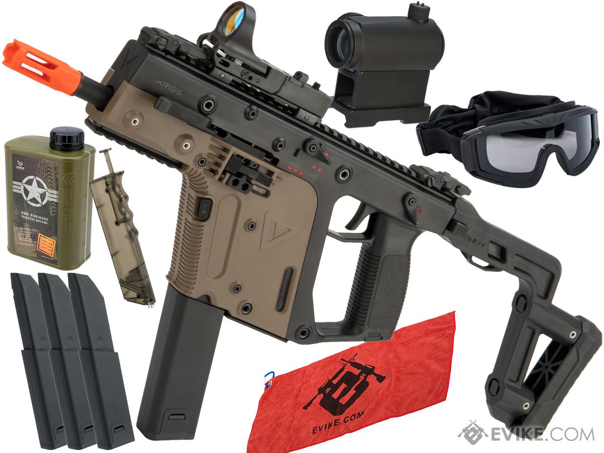 KRISS USA Licensed KRISS Vector Airsoft AEG SMG Rifle by Krytac (Model: Dual-Tone / 