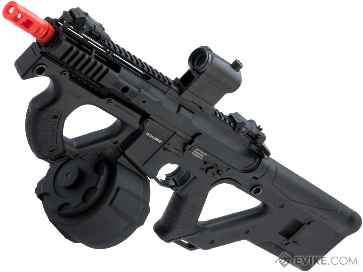 ASG Hera Arms Licensed CQR M4 Airsoft AEG by ICS (Model: Black / Firestorm Drum Package)