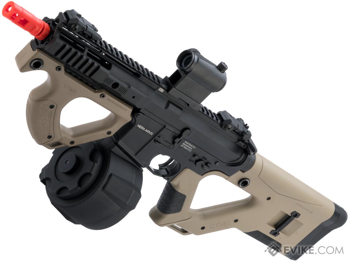 ASG Hera Arms Licensed CQR M4 Airsoft AEG by ICS (Model: Tan / Firestorm Drum Package)