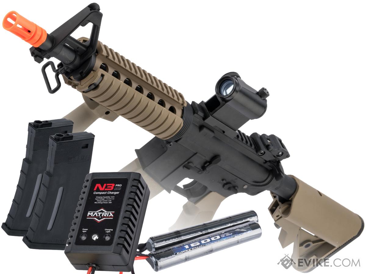 Specna Arms CORE Series M4 AEG (Model: M4 RIS SBR / 2-Tone Black & Tan / Go  Airsoft Package), Airsoft Guns, Airsoft Electric Rifles -  Airsoft  Superstore