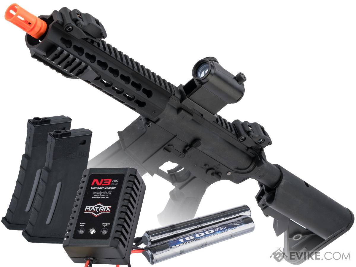 Specna Arms / Rock River Arms Licensed CORE Series M4 AEG (Model: M4 CQB Keymod / Black / Go Airsoft Package)