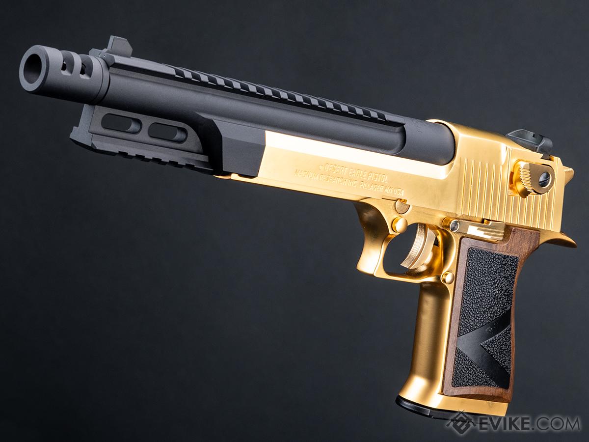 verden Opgive Harden Evike.com Custom Raccoon Special Hand Cannon .50AE Desert Eagle Gas  Blowback Airsoft Pistol (Color: Gold / Green Gas), Airsoft Guns, Gas  Airsoft Pistols