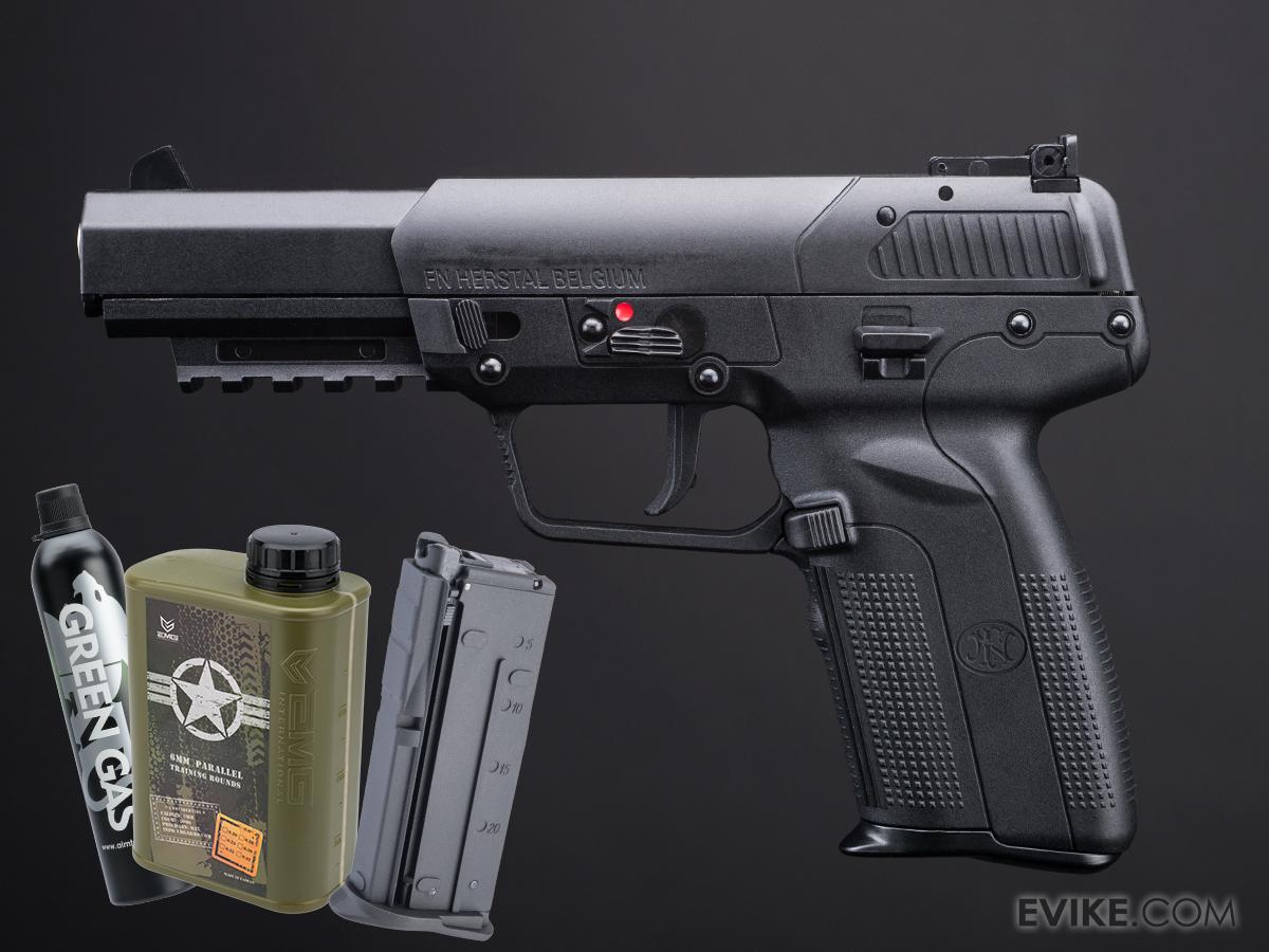 FN x Five-seveN® Airsoft GBB Pistol - Cybergun (Color: Black