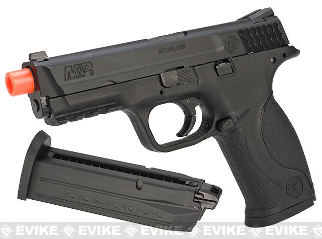 Smith Wesson Licensed M P 9 Full Size Airsoft Gbb Pistol By Vfc Package Black Add Extra Magazine Airsoft Guns Gas Airsoft Pistols Evike Com Airsoft Superstore