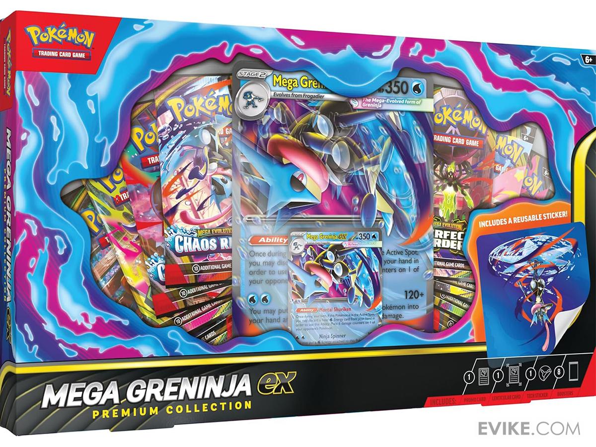 Pokemon TCG: Mega Greninja ex Premium Collection w/ 8 Booster