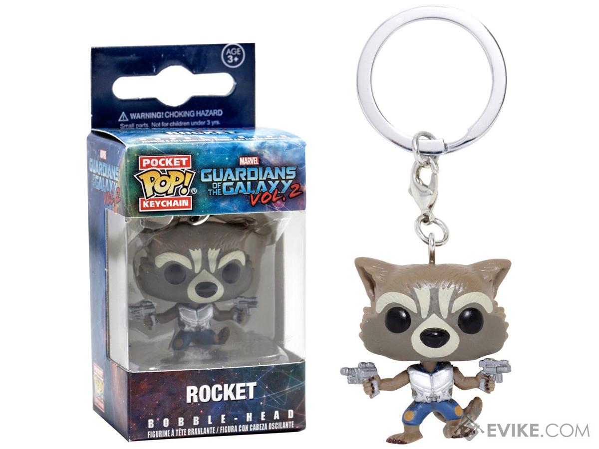 Funko Guardians Of the Galaxy 2 Pocket POP ROCKET Keychain Figure Brand NEW Toys