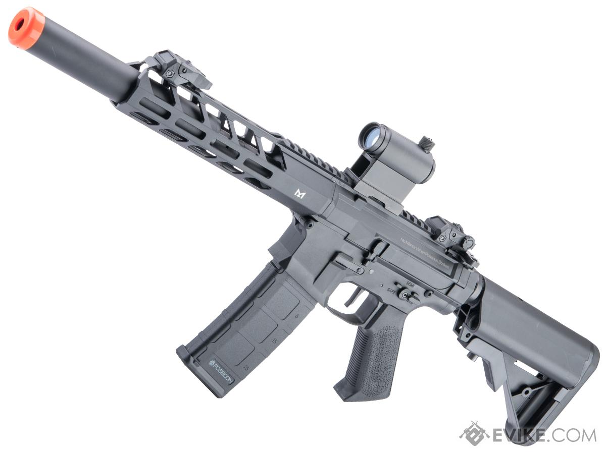 Poseidon Avenger M4-Styled Airsoft AEG Rifle w/ M-LOK Handguard (Model: Black / 9 Rail and Mock Suppressor)