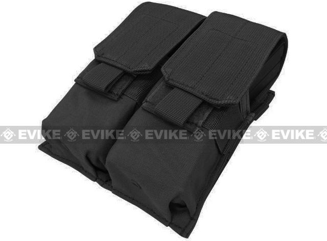 Condor Modular MOLLE Ready Tactical Double M4 M16 Magazine Pouch (Color: Black)