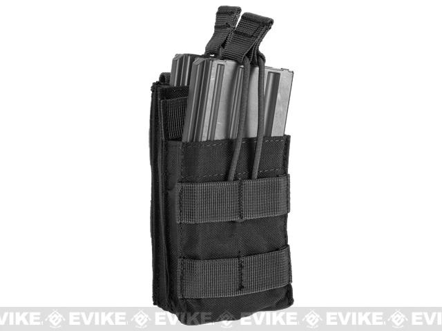 Condor Single M4 / M16 Open-Top Stacker Mag Pouch (Color: Black)