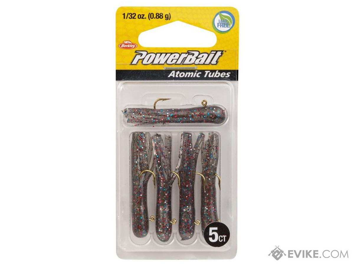 Berkley PowerBait Pre-Rigged Atomic Tubes (Color: Smoke Rainbow Sparkle / 1/32 oz)