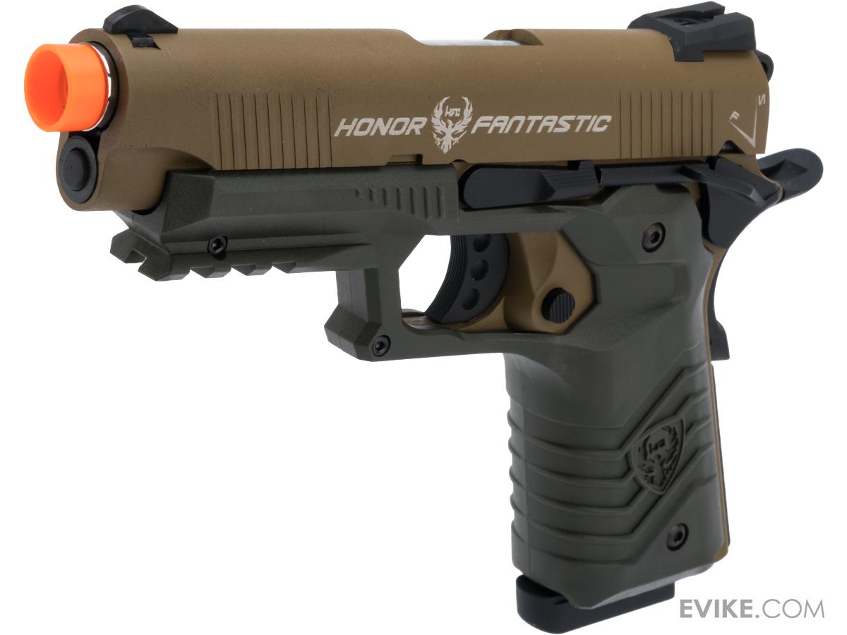 HFC Tactical 45 1911 Gas Blowback Airsoft Pistol (Color: Tan)