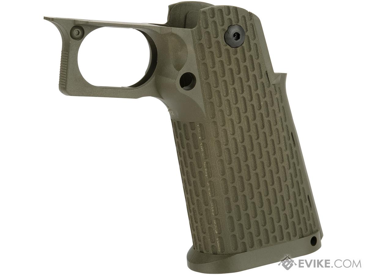 KJW Polymer Hi-Capa Pistol Grip with Integrated Trigger Guard (Color: OD Green)