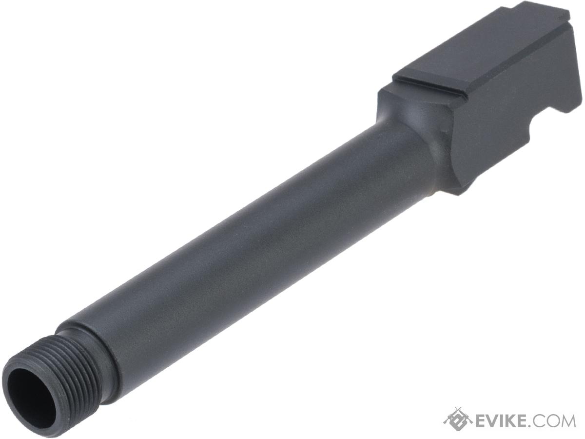 Pro-Arms CNC Aluminum Threaded Outer Barrel for Elite Force GLOCK 17 GBB Pistols (Color: Black)