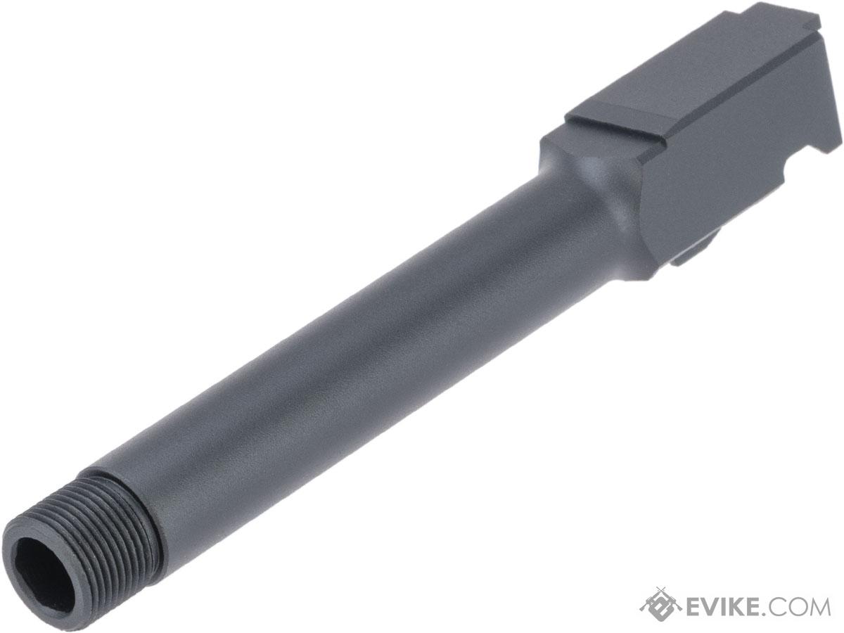 Pro-Arms CNC Aluminum Threaded Outer Barrel for Elite Force GLOCK 17 Gen.5 GBB Pistols (Color: Black)