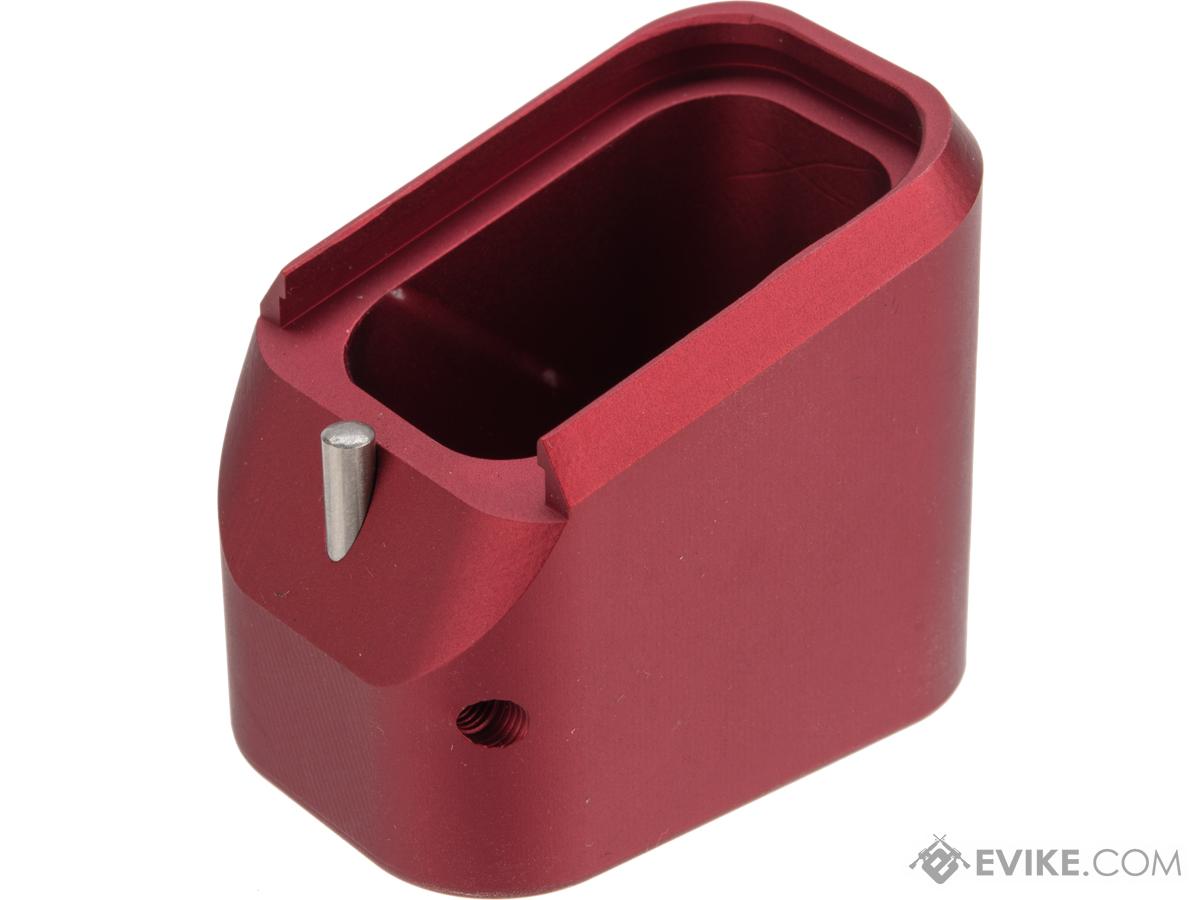 Pro-Arms JW Style Magazine Base for EF GLOCK (Style: High-Profile / Red)