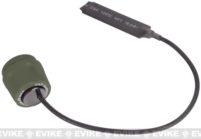 Pressure Switch for G&P Surefire & Comp G2 Series Flashlights (Color: OD Green)