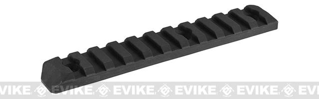 PTS Enhanced Picatinny Keymod Rail Section (Length: 11 Slots / Black)