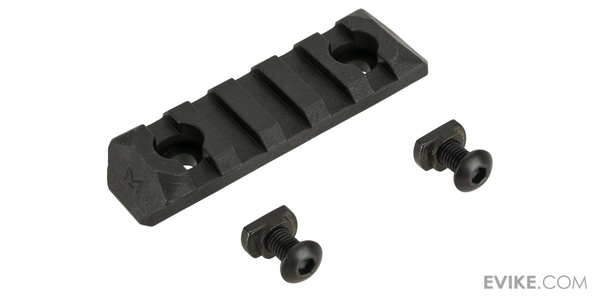 4Pcs RIS Polymer Polymer Rail Section Set for M-LOCK PTS Handguard Black LK3 