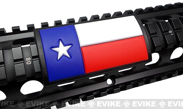 Custom Gun Rails Large State Flag Rail Cover (Type: Texas Full Color / PVC)