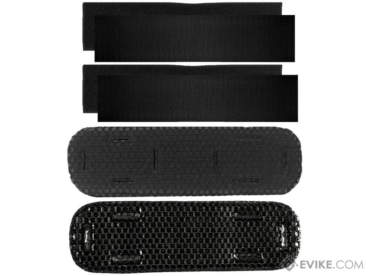 Qore Performance IceVents Universal Breathable Stand Off Ventilation Padding for Plate Carriers & Soft Body Armor (Color: Black / 2 Pack)