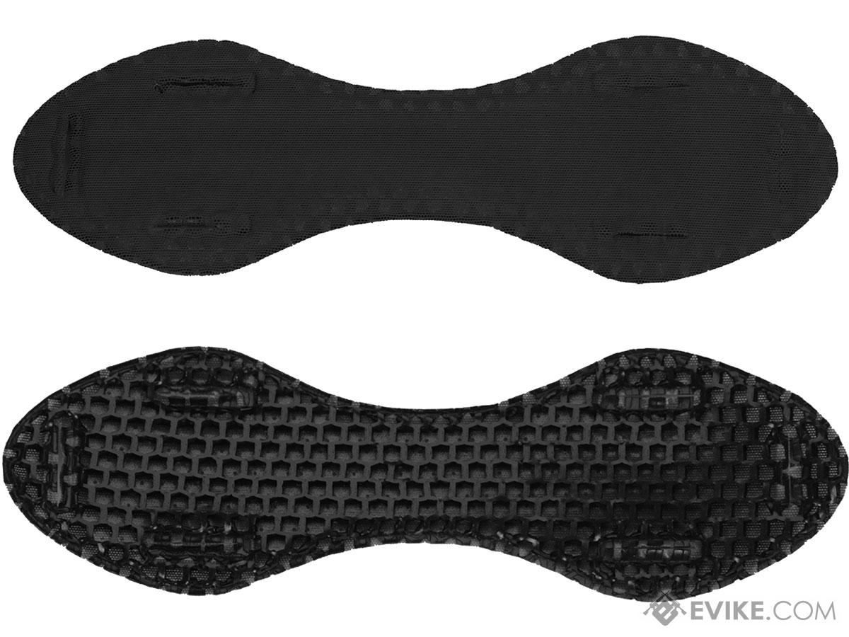 Qore Performance IceVents Aero Breathable Ventilation Padding for Plate Carriers and Backpacks (Color: Black / 2 Pack)